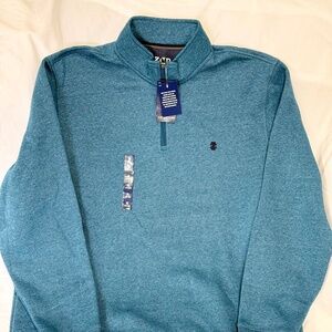IZOD Quarter Zip - Poseidon Blue - XL - BRAND NEW!